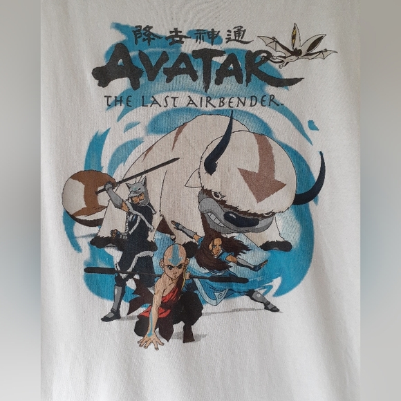 Avatar The Last Airbender men's white short sleeve graphic t-shirt size M - Picture 3 of 9